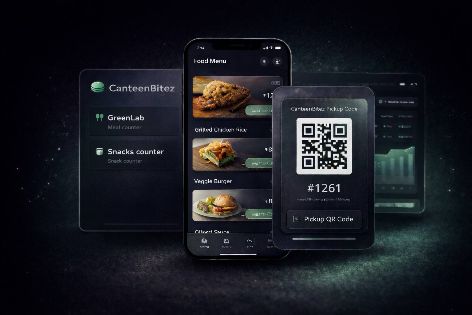 CanteenBitez dashboard preview